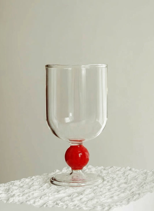 Gumballs Wine Glass - Eclectic Whimsical Coloured Cocktail Glasses-10