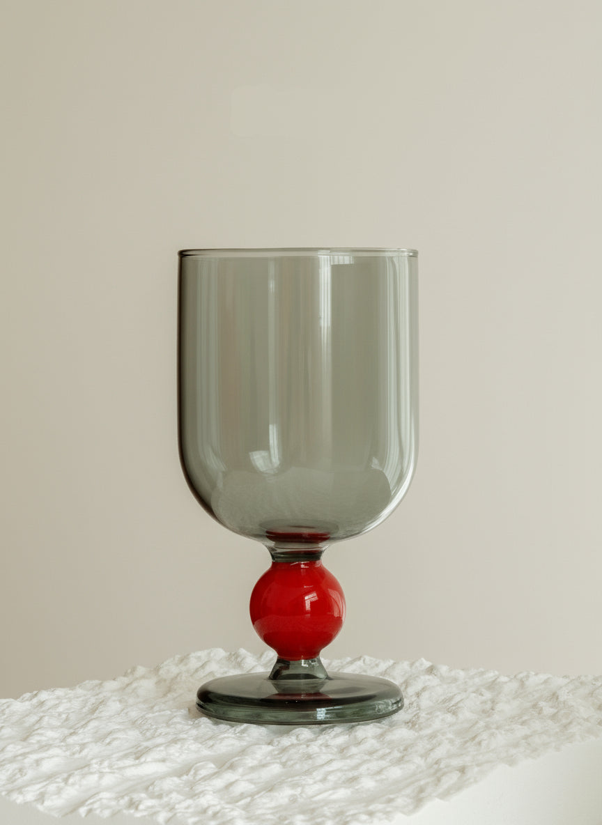 Gumballs Wine Glass Set - Eclectic Whimsical Coloured Cocktail Glasses-11