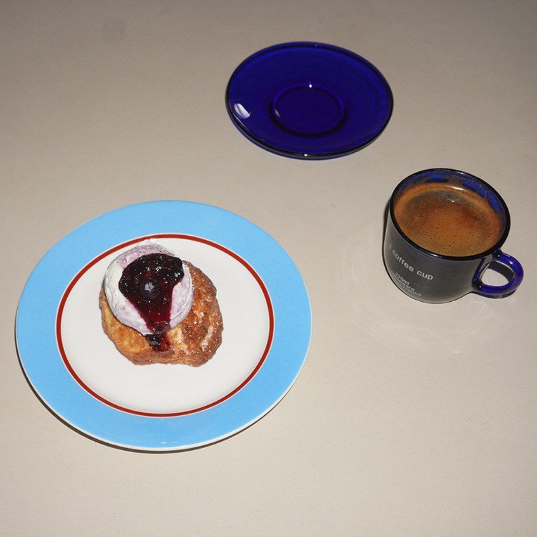 Retro Ceramic Salad Dessert Plate Set of 4 Pcs-4