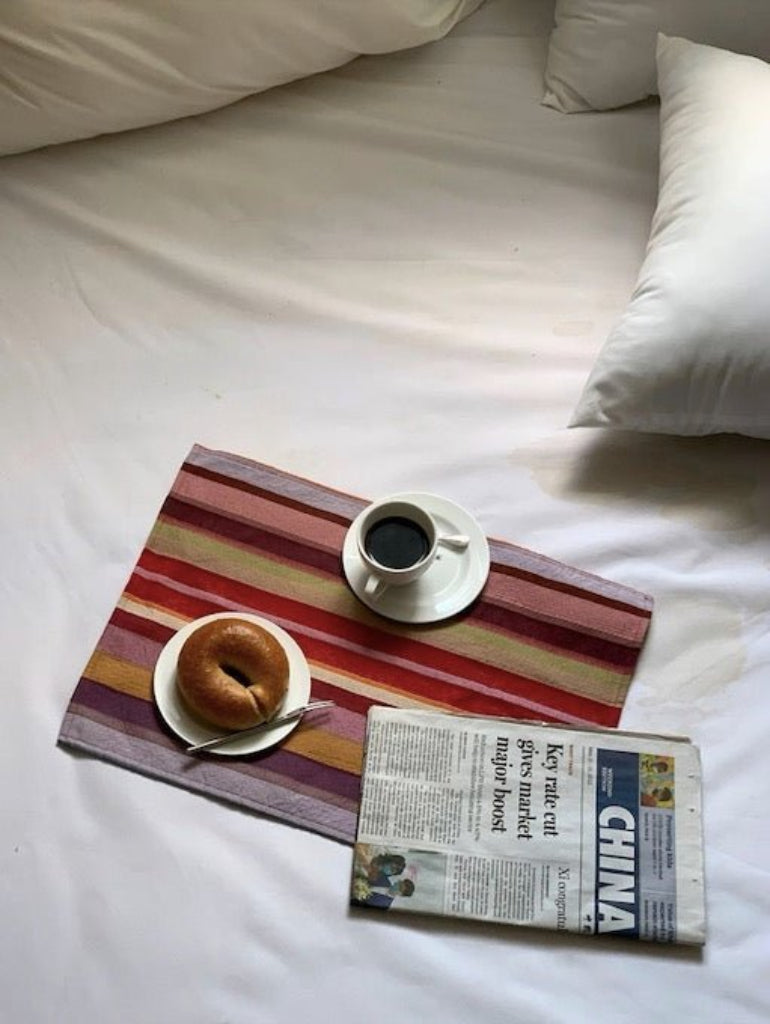 Retro Stripe Placemat Set of 4 Pcs for Table Setting-4
