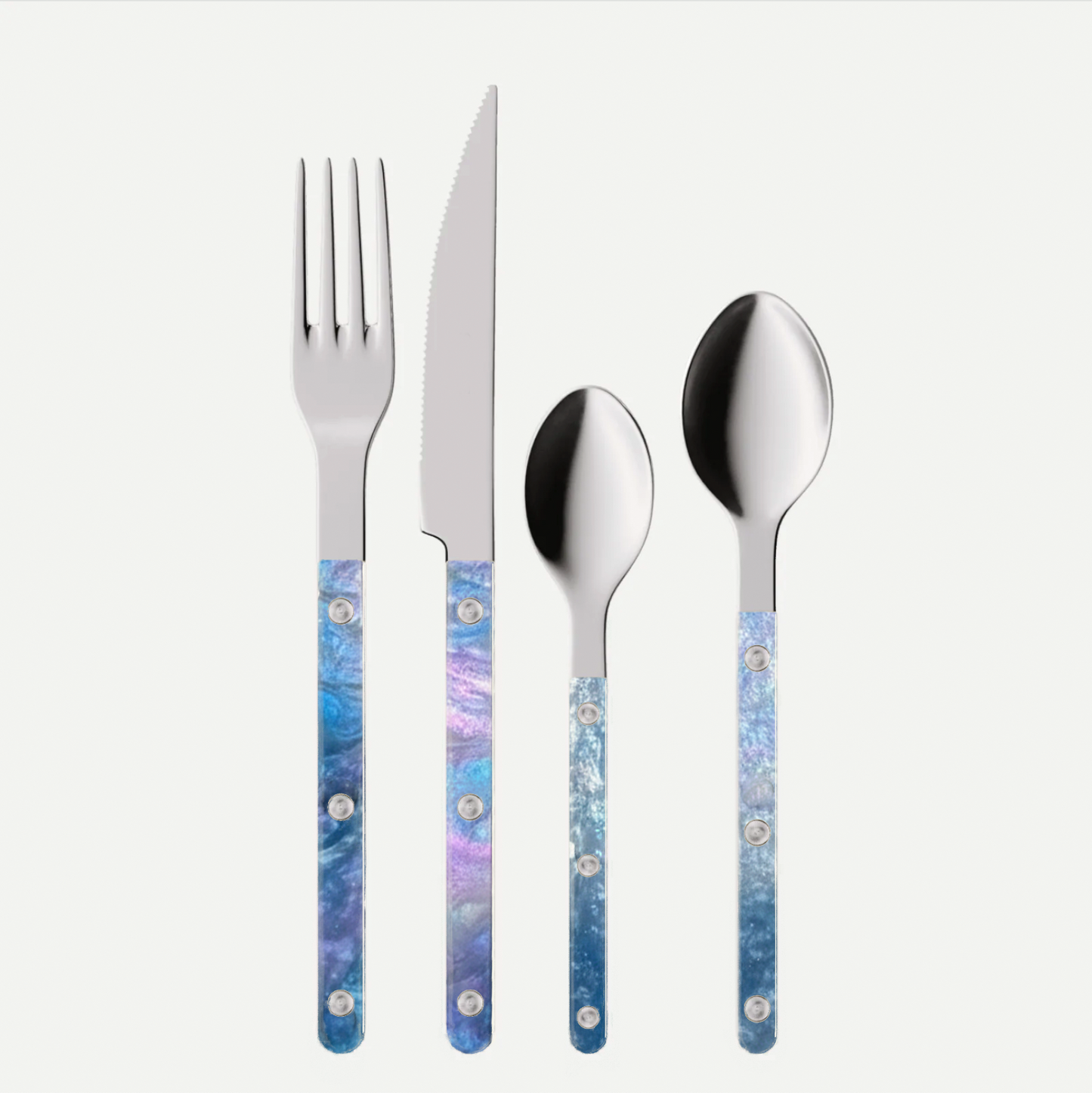 Flatware Set - 10-Piece Stainless Steel Cutlery (Nebula)