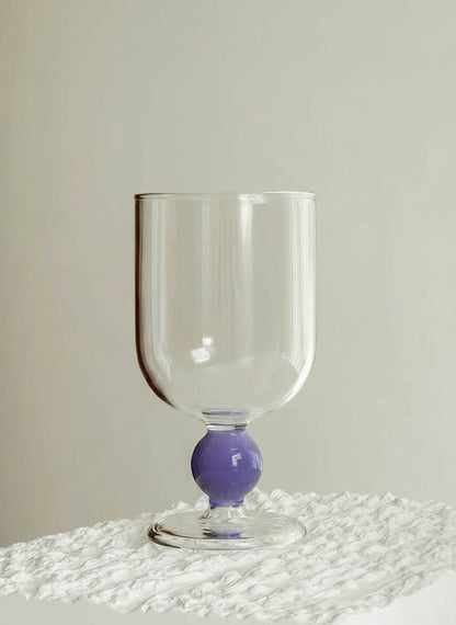 Gumballs Wine Glass Set - Eclectic Whimsical Coloured Cocktail Glasses-12